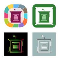 Podium Vector Icon