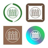 icono de vector de calendario