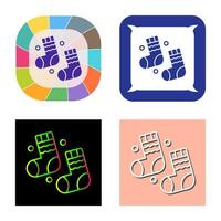 Winter Socks Vector Icon