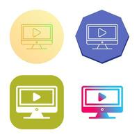 Video Lesson Vector Icon