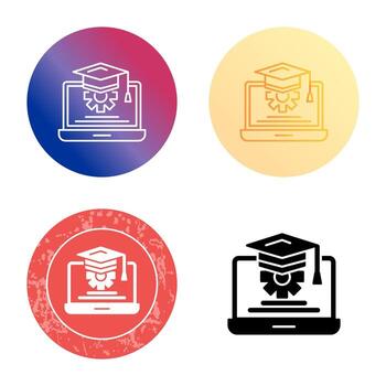 icono de vector de curso