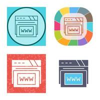 Www Vector Icon