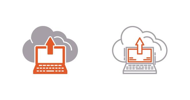 icono de vector de copia de seguridad