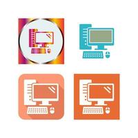 Computer Vector Icon