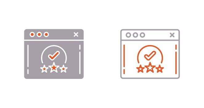Rating Vector Icon