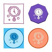 Wall Clock Vector Icon