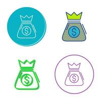 Money Bag Vector Icon