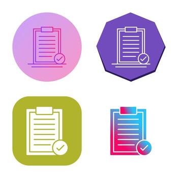 icono de vector seleccionado