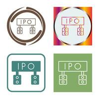 icono de vector de ipo