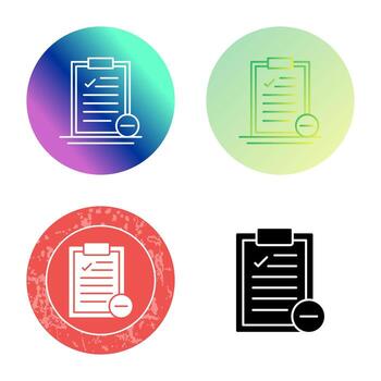 quitar icono de vector