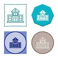 Library Building Vector Icon