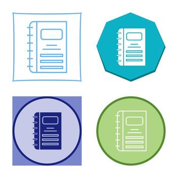 Notebook Vector Icon