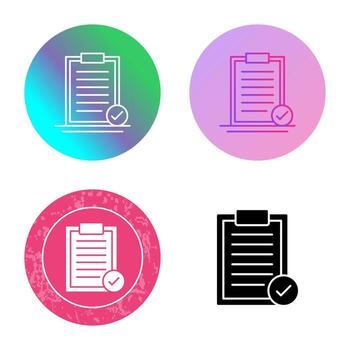 icono de vector seleccionado