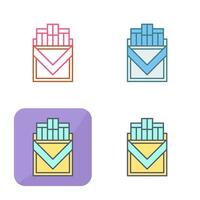 Cigarette Pack Vector Icon