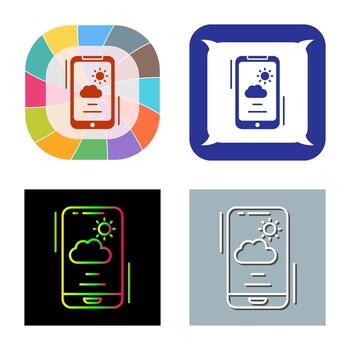 icono de vector de nube