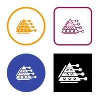 Pyramid Graph Vector Icon