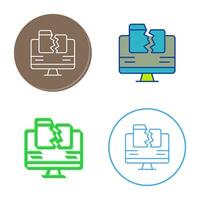 Data Loss Vector Icon