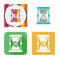 icono de vector de reloj de arena