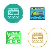 Cloud Computing Vector Icon