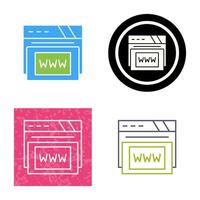 Www Vector Icon