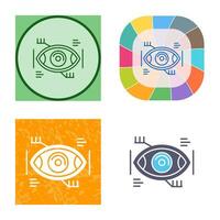 Eye Recongnition Vector Icon