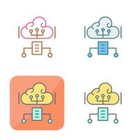 Cloud Computing Vector Icon