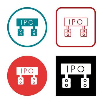 Ipo Vector Icon