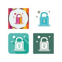 Open Lock Vector Icon