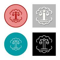 Justice Scale Vector Icon