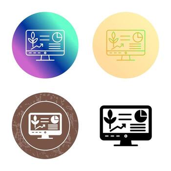 icono de vector de computadora