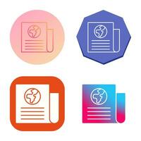 Newspaper Vector Icon