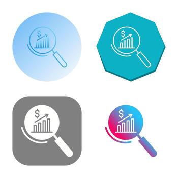 icono de vector de estadísticas