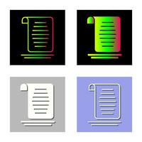 Document Vector Icon