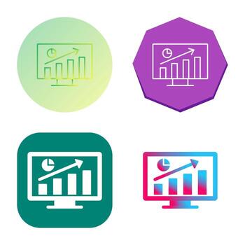 icono de vector de estadísticas