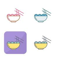 Chinese food Vector Icon