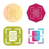 Scan Vector Icon