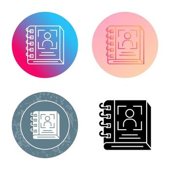 icono de vector de directorio