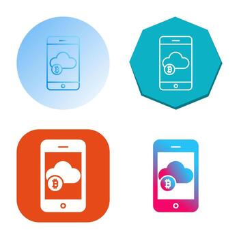 icono de vector de nube