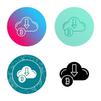 icono de vector de flecha hacia abajo