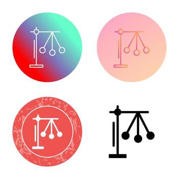 icono de vector de péndulo