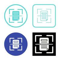 Scan Vector Icon