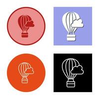 Hot Air Baloon Vector Icon