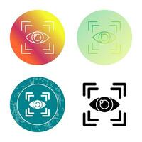 Eye Scan Vector Icon