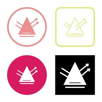 icono de vector de reflexión