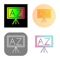 From A To Z Vector Icon