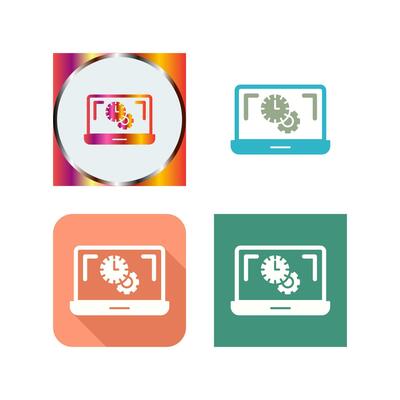 Flex Time Vector Icon