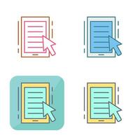 icono de vector de ebook