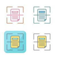 Scan Vector Icon