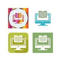 Digital Learning Vector Icon