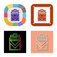 Cigarette Pack Vector Icon